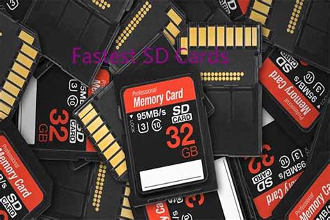 fastest smart card|fastest sd card ever.